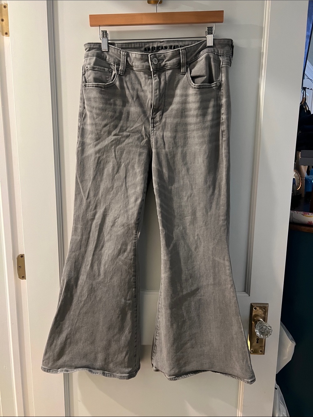 Gray Flared Women’s Jeans